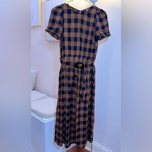 Zara Checkered Dress Size XS
